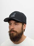 Бейсболка KANGOL арт. 5128BC 3D Wool Flexfit Baseball (черный)